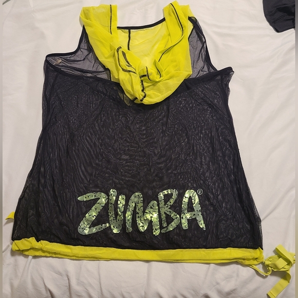 Zumba hooded mesh tank - S - Picture 2 of 2